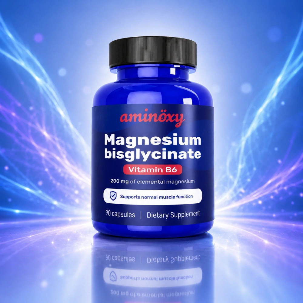Magnesium Bisglycinate + B6 90 kapsúl – horčík pre aktívny deň a regeneráciu