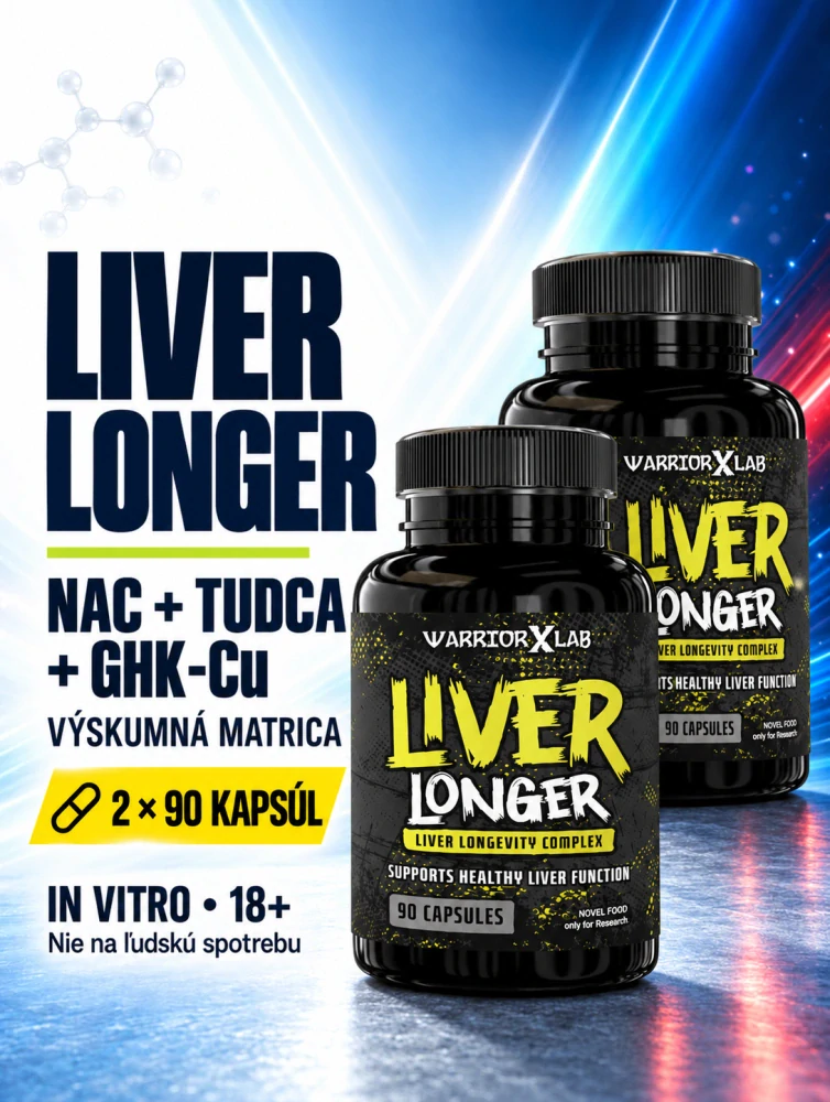 LIVER LONGER – výskumná matrica s TUDCA a GHK-Cu