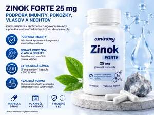 Zinok Forte 25 mg, 90 kapsúl