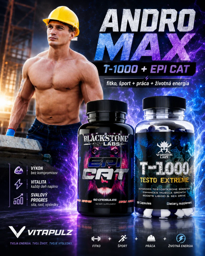 ANDRO MAX balík – T-1000 TESTO EXTREME + EPI CAT
