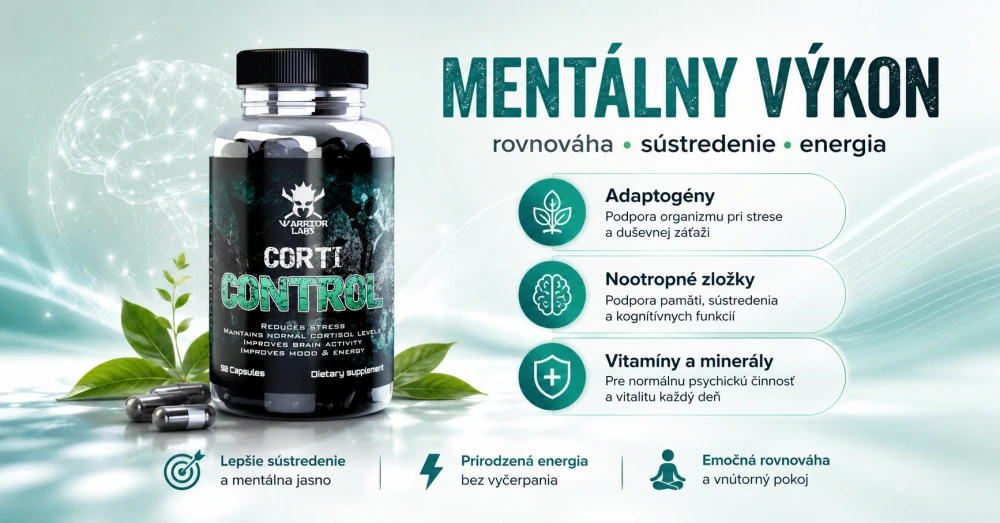 Corti Control – podpora mentálneho výkonu, stresovej rovnováhy a energie