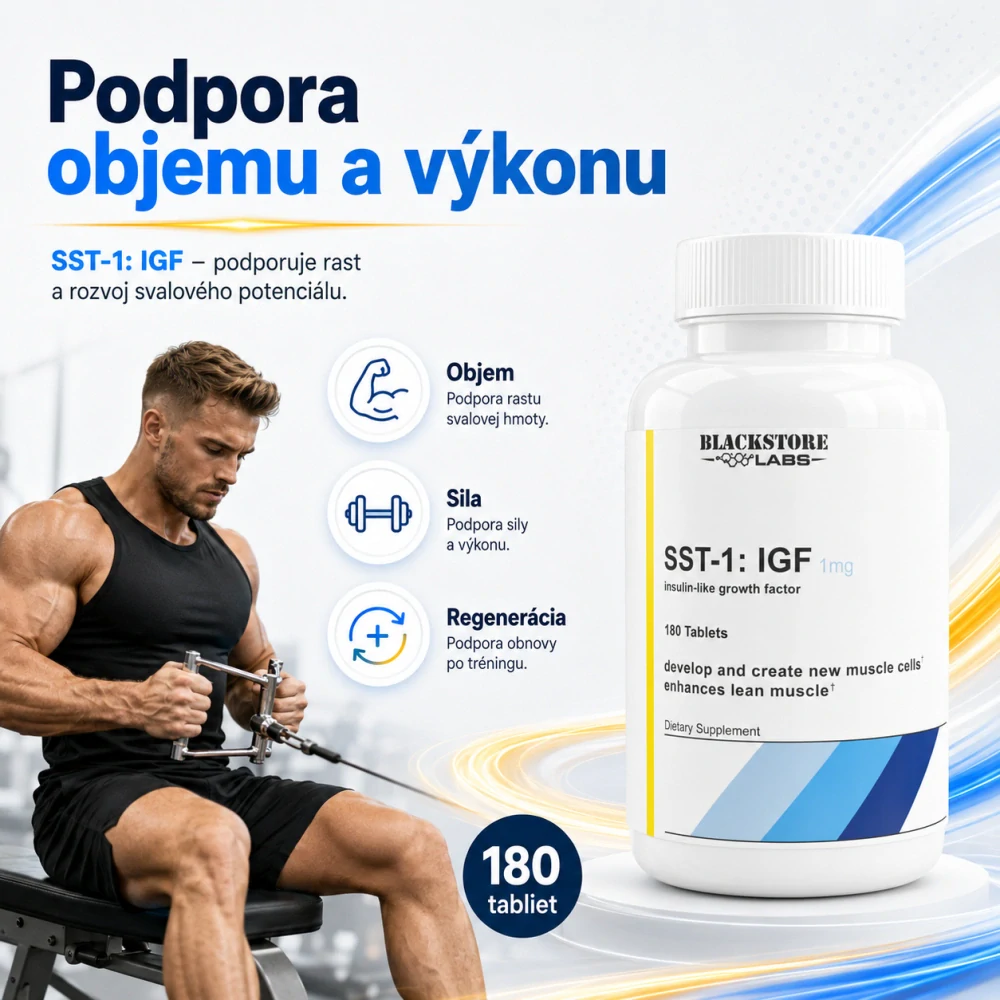 SST-1: IGF – podpora objemu, sily a regenerácie