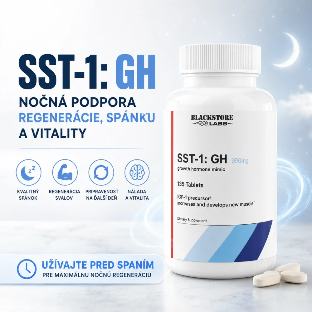 SST-1: GH – nočná podpora regenerácie, spánku a vitality