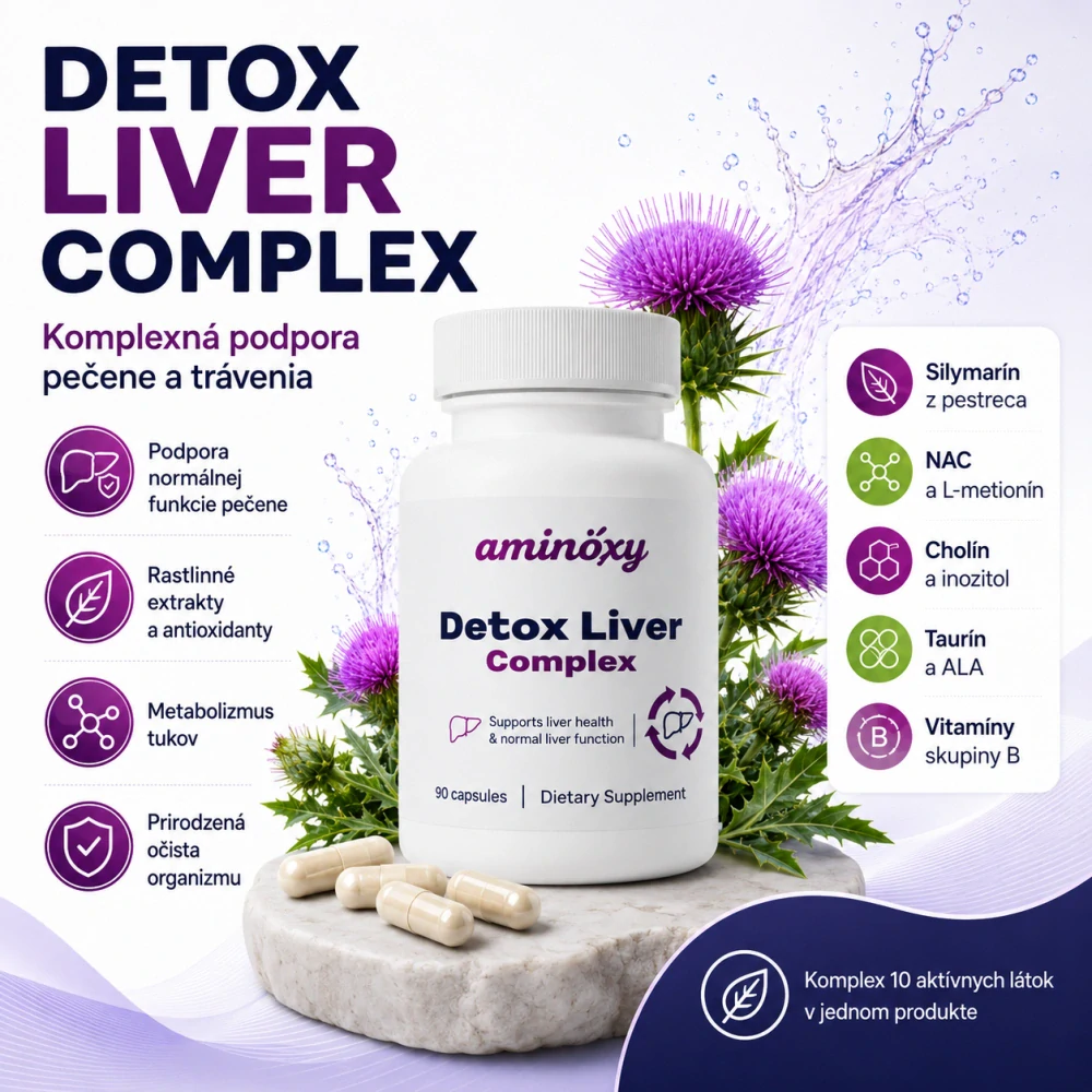 Detox Liver Complex – podpora pečene a trávenia