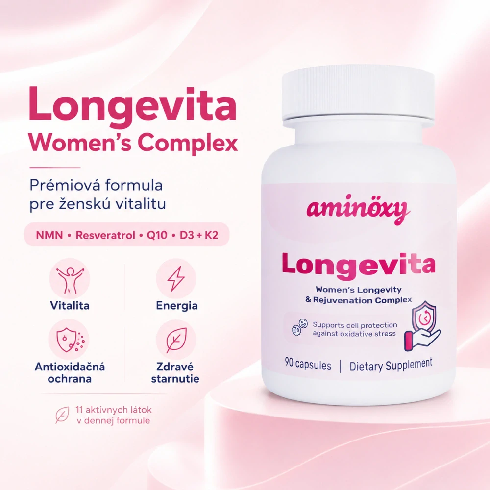 Longevita Women’s Complex – vitalita, energia a zdravé starnutie