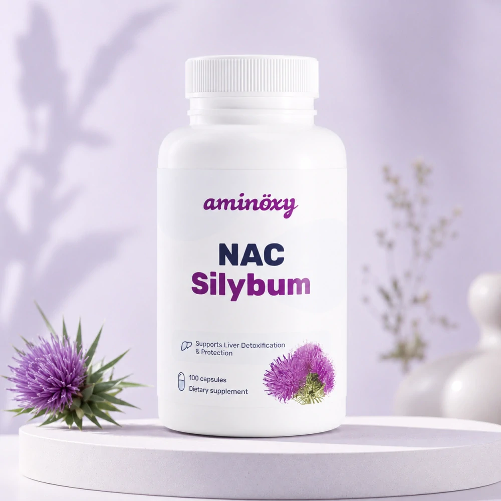 NAC + Silybum – podpora pečene a antioxidantov