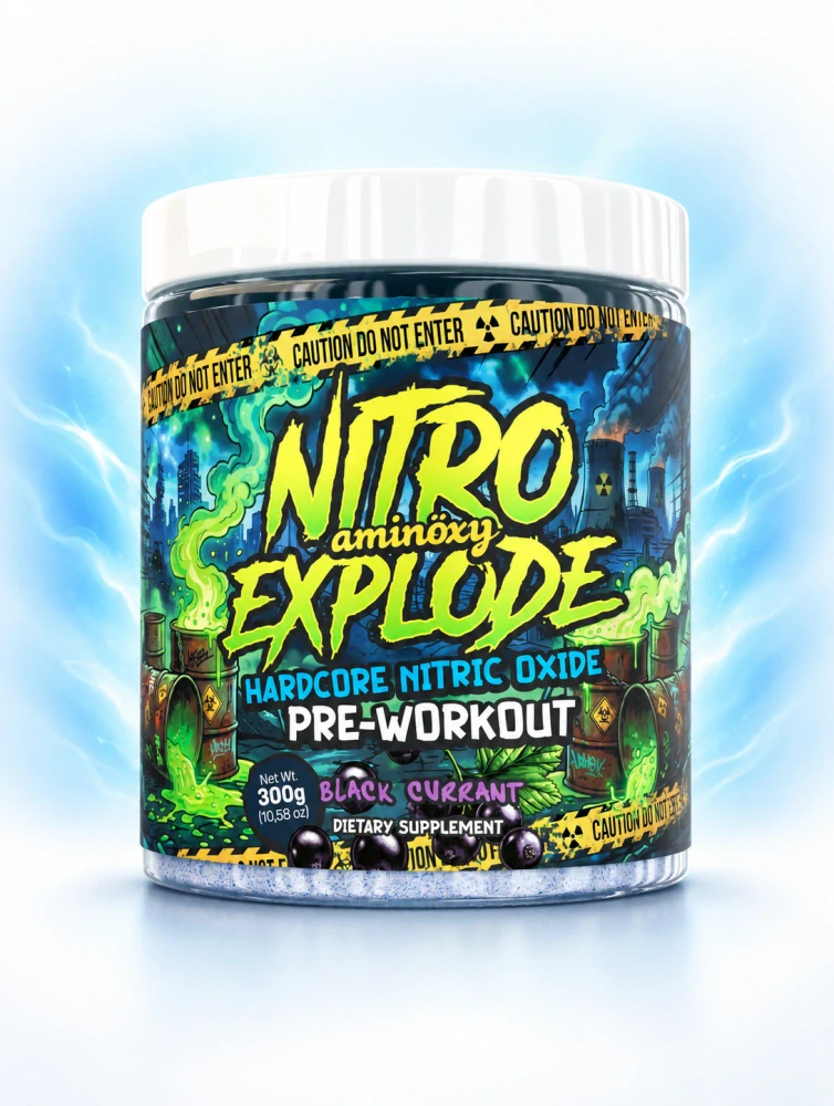 Nitro Explode – predtréningovka pre maximálnu pumpu, 300 g