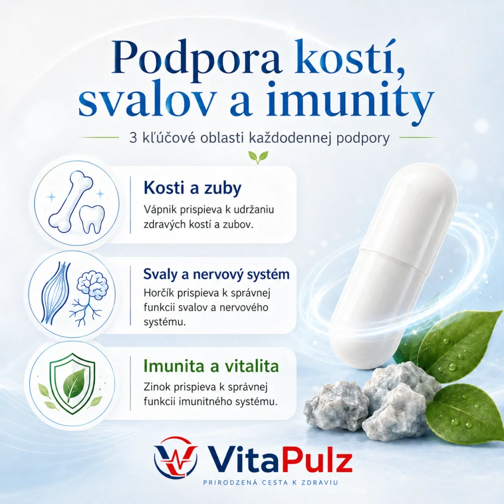 Mineral PRO – vápnik, horčík a zinok