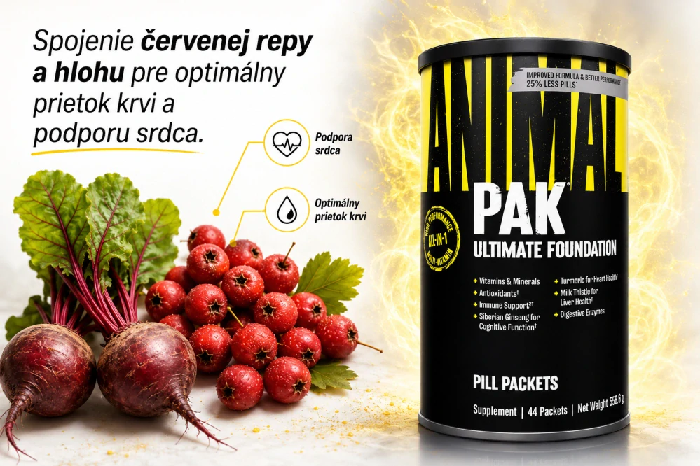 Animal Pak Universal Nutrition – komplexná športová výživa, 44 sáčkov