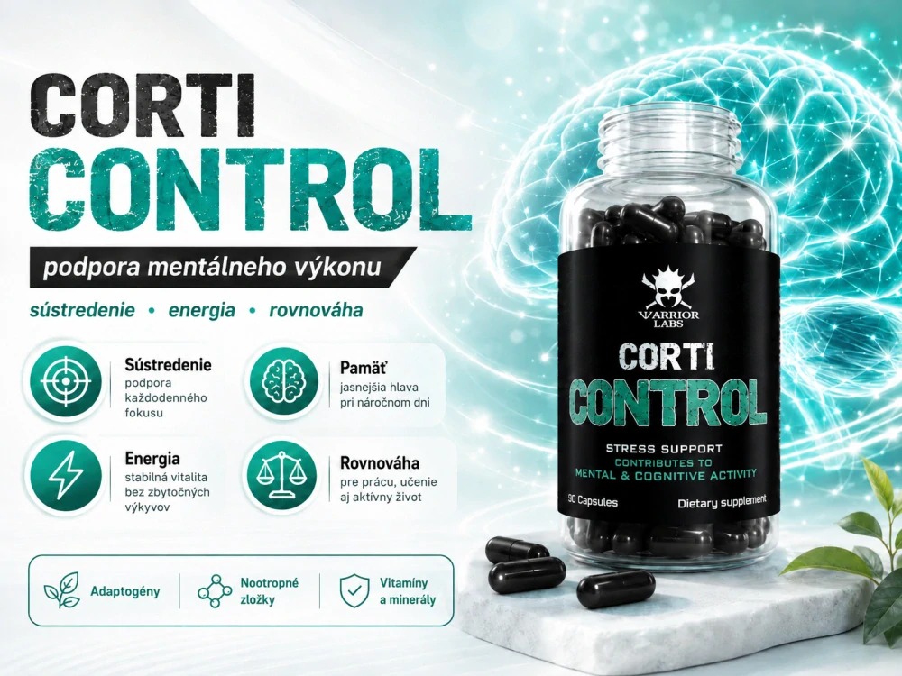 Corti Control – podpora mentálneho výkonu, stresovej rovnováhy a energie