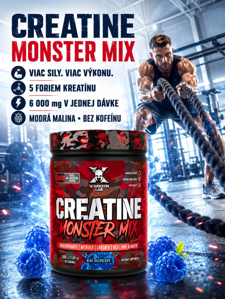 Creatine Monster Mix – 5 foriem kreatínu, 500 g