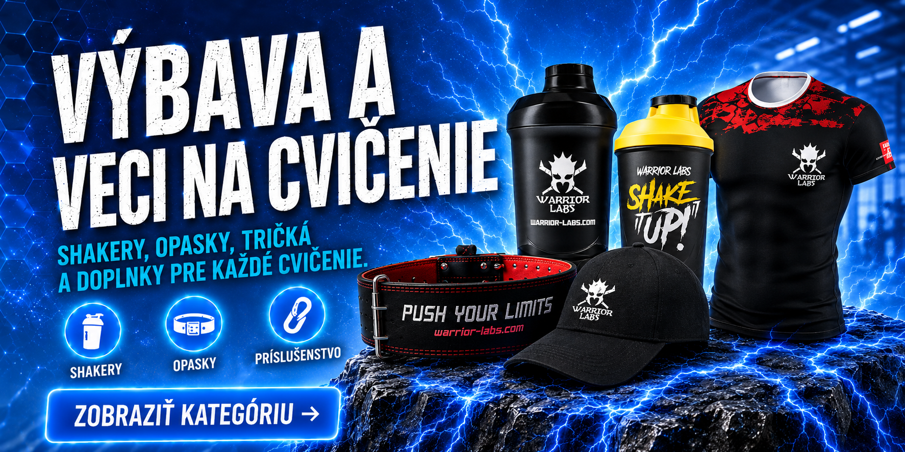 Výbava a veci na cvičenie